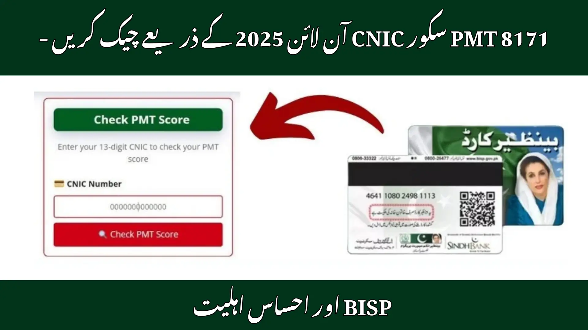 8171 PMT Score Check by CNIC Online 2025