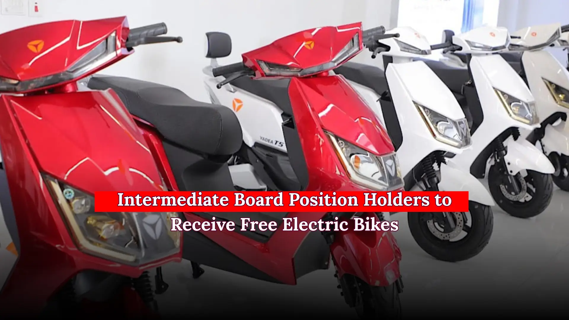 Intermediate Board Position Holders to Receive Free Electric Bikes